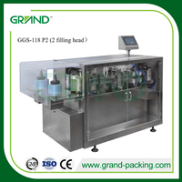 Automatic small dosage plastic ampoule filling and sealing machine for liquid