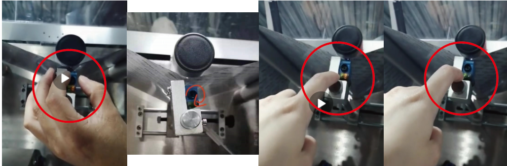 Blister packing machine eye mark tracking adjustment step by step -1