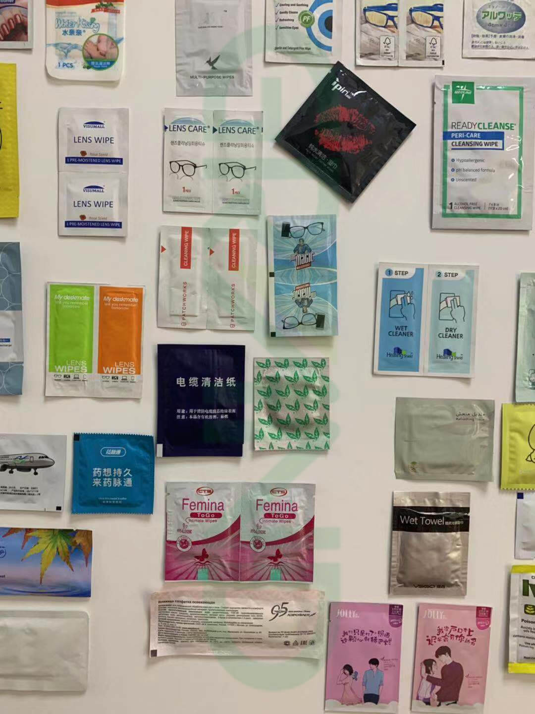 全自动酒精垫纸巾包装机